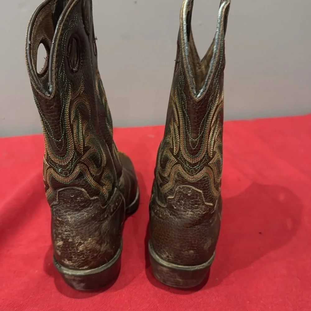 Kids Justin Brown Western Boots